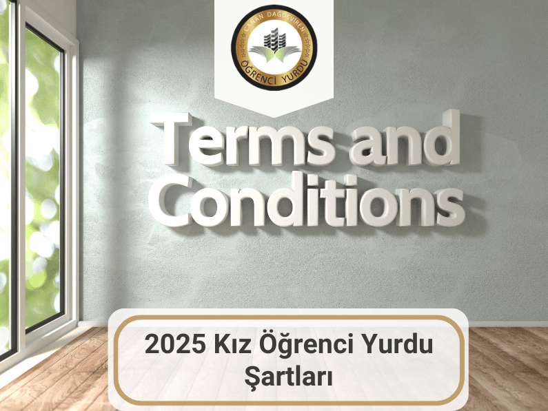 2025 Yılı İçin Kız Öğrenci Yurdu Konaklama Şartları