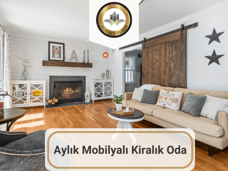 Aylık kiralık mobilyalı oda